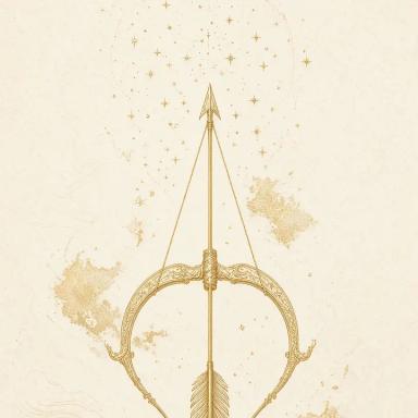 Знак зодиака Стрелец, гравюра